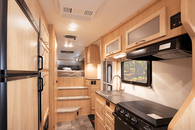 lightweight fiberglass camper