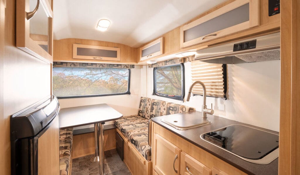 Compact RV interior