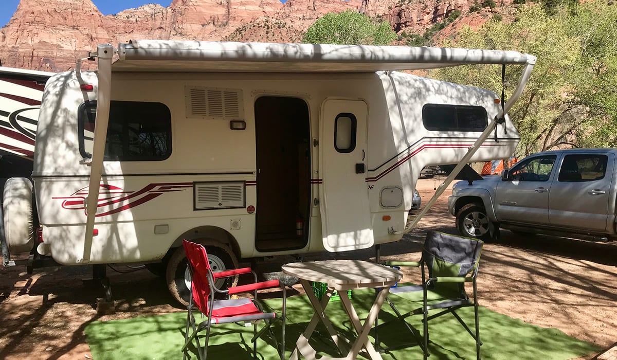 Fiberglass RV campground